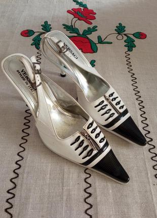 🎁 подарунок до покупки 🎁 туфлі чорно-білі 36/37 розмір1 фото