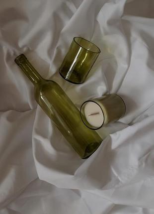 Candle.in.bottle - соєві свічки ручної роботи у врятованих винних пляшках6 фото