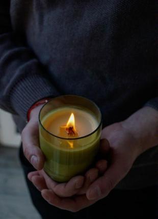 Candle.in.bottle - соєві свічки ручної роботи у врятованих винних пляшках1 фото