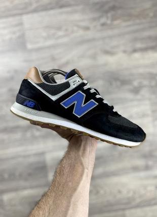 New balance 574 кроссовки 42 размер черные оригинал