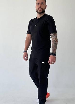 Летний мужской спортивный костюм футболка и штаны nike