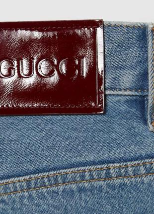 Джинси gucci джинси прямі світлі джинси жіночі джинси massimo2 фото