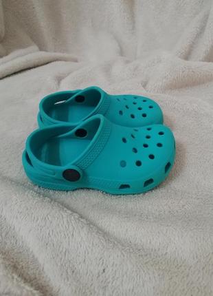 Клоги, кроксы crocs c 8, размер 24-25, стелька 15,5 см