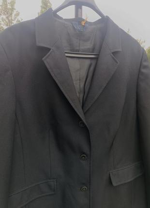 Чорний подовжений піджак великого розміру rigany6 фото