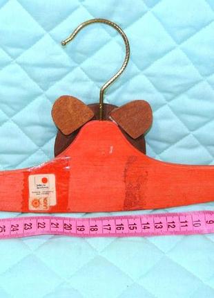 Вешалка,тремпель детская деревянная мишка3 фото