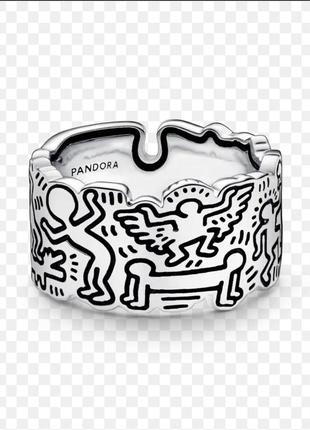 Кольцо кольцо серебро silver_pandora s925 ale "любов и люди"2 фото