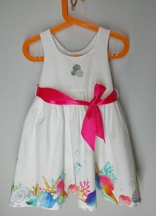 Літня сукня з принтом на морську тематику 4р balloon chic греція