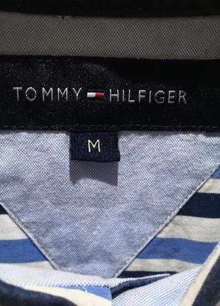 Tommy hilfiger сорочка чоловіча нова в смужку бавовна теніска оригінал m2 фото