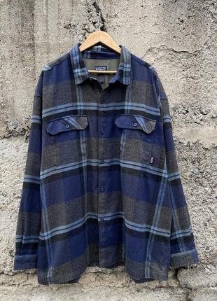 Крута фланелева сорочка овершот patagonia fjord flannel