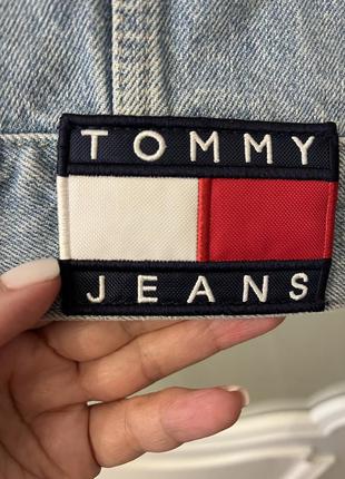 Джинсовая куртка пиджак tommy jeans оригинал2 фото