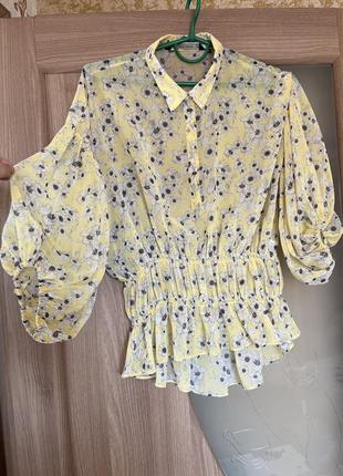 Шикарна блуза zara1 фото