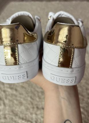 Кеди білі guess6 фото