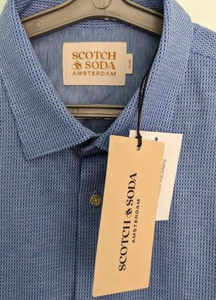 Scotch &amp; soda оригинальная мужская рубашка6 фото