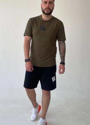 Летний мужской спортивный костюм футболка и шорты nike air