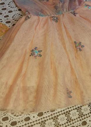 Святкова сукня ельза на 5років4 фото