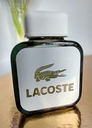 Lacoste lacoste fragrances, винтажная миниатюра, туалетная вода, 4 мл