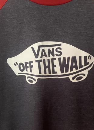 Футболка рукав 3/4 vans off the wall1 фото