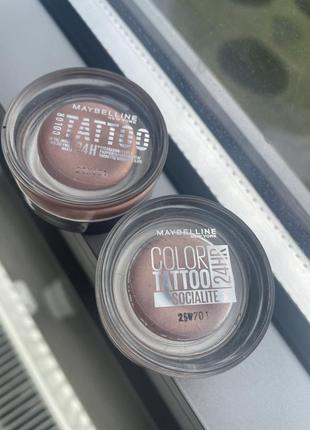 Однушка тіні рідкі maybelline color tattoo 24 socialite