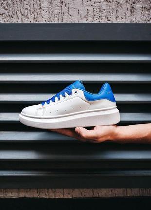 Alexander mcqueen low white blue 1