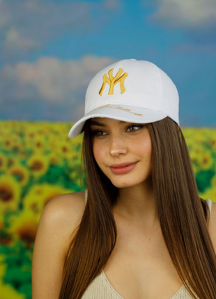 Женская кепка бейсболка летняя белая