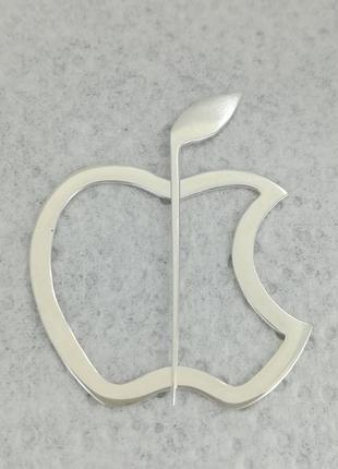 Брошь  "яблоко". серебряная булавка, шпилька, брошка декоративная на подарок2 фото