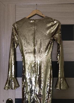 Золотое платье michael kors4 фото