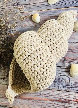 Ракушка корзина, декор для дома