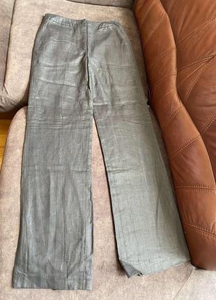 Льняні брюки review оригінал,нові,матеріал льон,розмір38.  m,ціна 1450 гривень1 фото