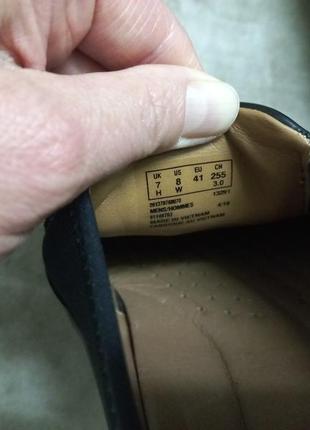 Мокасины кожа муж.41-41.5р.clarks индии10 фото