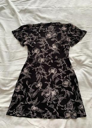 Платье черное next с имитацией замера. размер 7616, eu44, xxl, ua50-522 фото