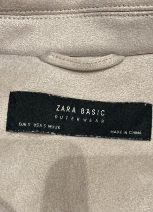 Куртка косуха замшевая zara8 фото