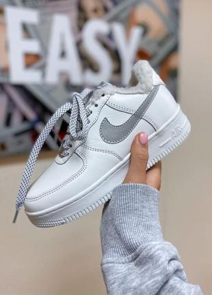 Nike air force winter white reflective