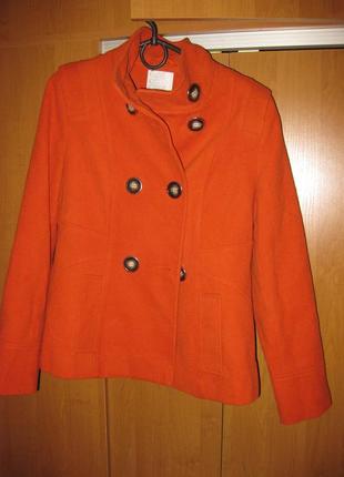 Пальто petite collection debenhams, 10uk/38eurо/6us, оранжеве, км0710