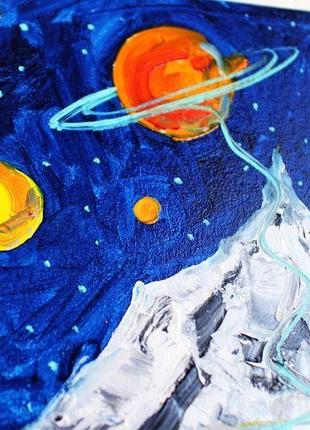 Картина маслом горы сюрреализм планеты7 фото