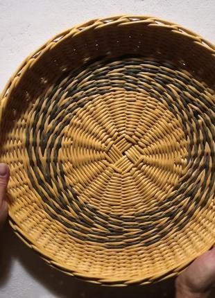 Тарелка плетеная диаметр 40см