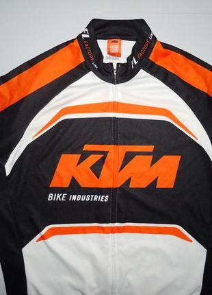 Велофутболка  ktm fl gear italy cycling jersey (xl) оригинал3 фото