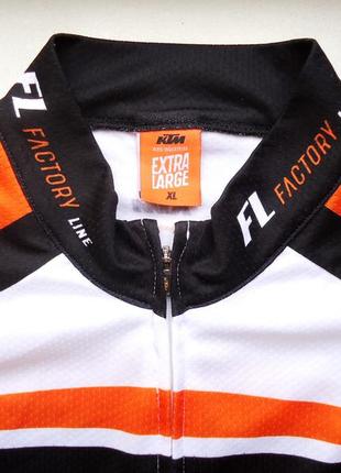 Велофутболка  ktm fl gear italy cycling jersey (xl) оригинал4 фото