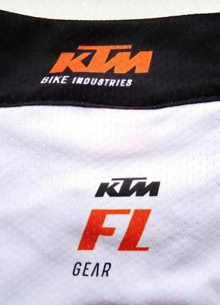 Велофутболка  ktm fl gear italy cycling jersey (xl) оригинал5 фото