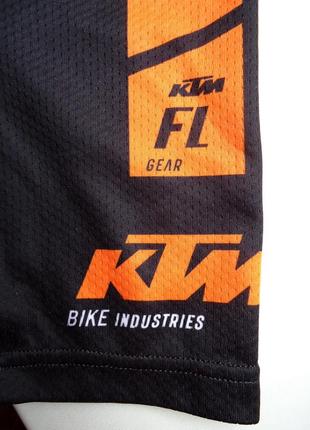 Велофутболка  ktm fl gear italy cycling jersey (xl) оригинал9 фото