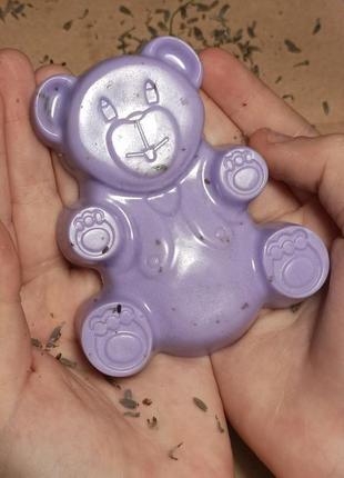 Мило ручної роботи лавандовий ведмедик