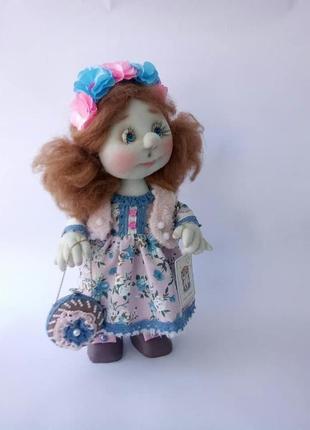 Велика інтер'єрна лялька з капрону3 фото
