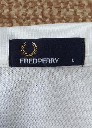 Fred perry поло футболка оригинал (l)6 фото