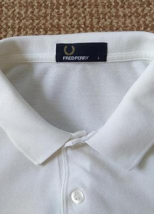 Fred perry поло футболка оригинал (l)4 фото