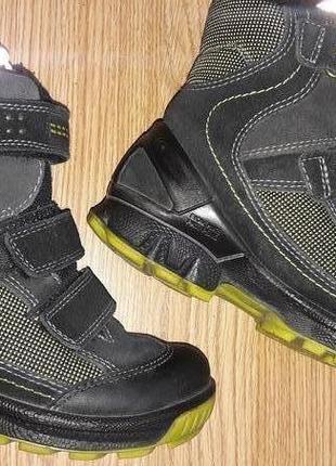 Ecco зимові черевики-чоботи з мембраною gore-tex розмір 32-по устілці 20см оригінал.9 фото