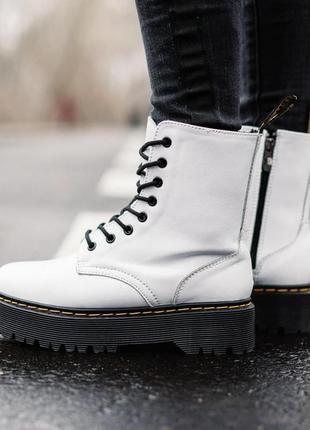 Dr. martens jadon white black no logo