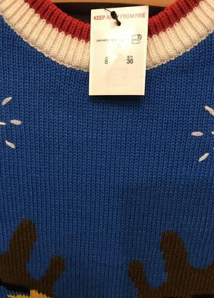 Нереально красивый и стильный брендовый вязаный свитерок.3 фото
