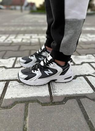 New balance 530 silver black