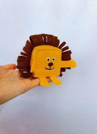 Тактильная игрушка🌞 "лев"для малышей/развивающая игрушка кубик лучший подарок ребенку7 фото