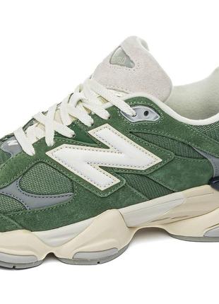 👟new balance 9060 white green7 фото