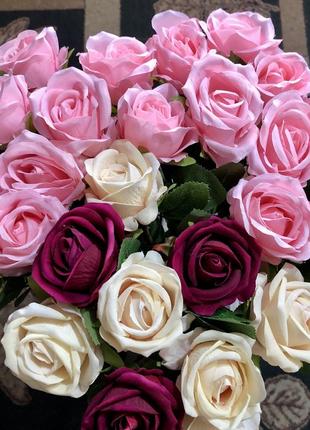 Розы искусственные, розы, лилии, тюльпаны, искусственные цветы7 фото